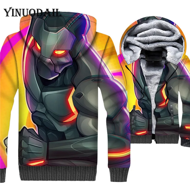 Battle Royal Hero Sweatshirt Zipper Hoodies Cosplay Costume Gaming Battle Night Unisex Winter Casual Hoodie  for Child