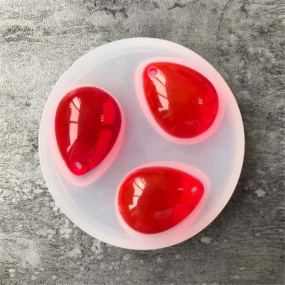 

1Pc DIY Teardrop Shape Clear Crystal Silicone Pendant Jewelry Mould Water Drop Resin Cake Craft Make Mold