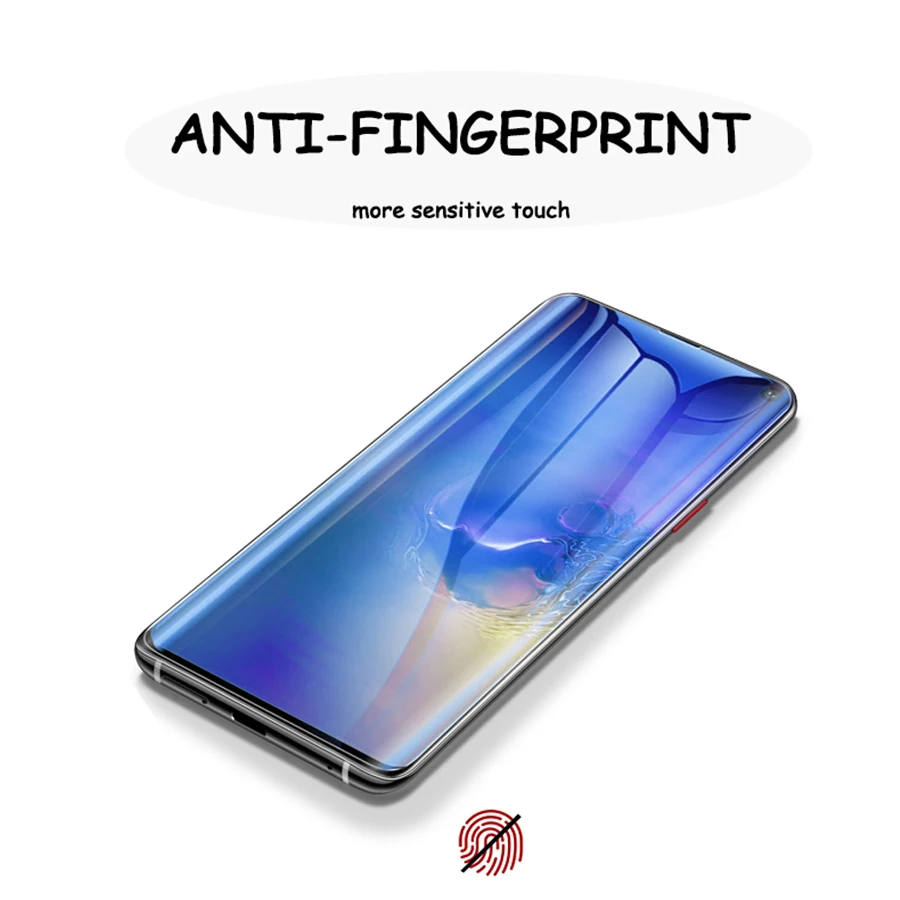 УФ клей полное покрытие защита экрана против синего света для Samsung S10 plus S10e S8P