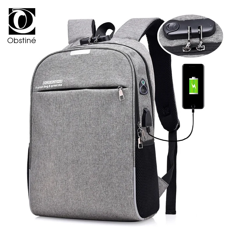 mochila antirrobo con cargador