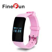 Finefun D21 монитор сердечного ритма IP68 Водонепроницаемый Смарт Браслет фитнес-трекер Браслет для Android и IOS