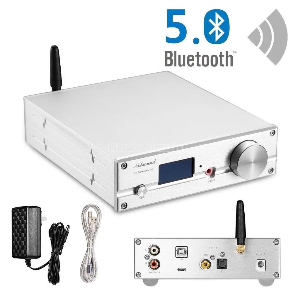 HiFi ES9038Q2M DAC Bluetooth 5 0 USB XMOS аудио декодер Стерео DSD512 APTX HD настольный мини усилитель с - Фото №1