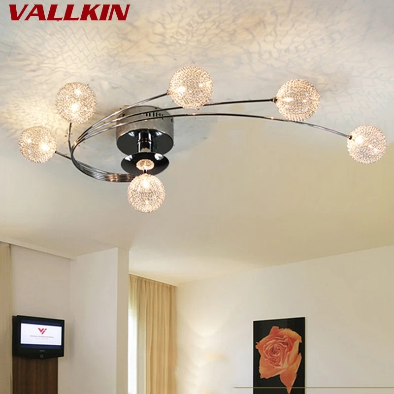 

Modern LED Ceiling Lights For Living Room Bedroom Indoor Ceiling Lamp Lighting Fixtures with 6 Lights Aluminum Lampshape