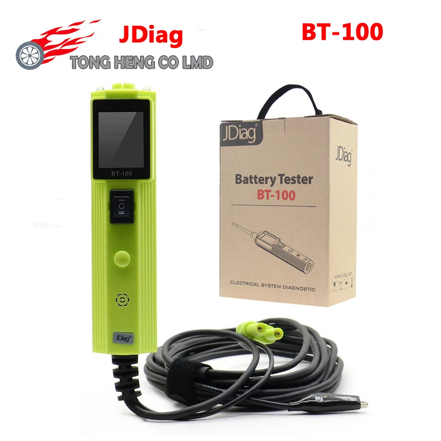 JDiag BT 100 Battery Tester BT100 Electrical System Circuit Tester
