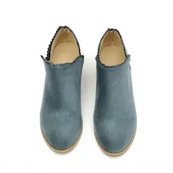 2019 Fashion New Style Ankle Pumps Shoes Women Flock Antiskid Slip On Breathable Confort Female Soft Med Heel Casual Shoes 2019 Fashion New Style Ankle Pumps Shoes Women Flock Antiskid Slip On Breathable Confort Female Soft Med Heel Casual Shoes