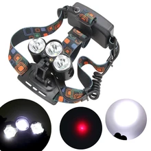 Super Bright 5000 Lumen 3 LED 4 Modes Cycling Headlight Headlamp Flashlight for Night Riding Hiking Fishing Camping Running