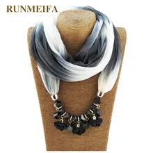 [RUNMEIFA] весенне-летний Стиль 175*45 см теплый шарф Очаровательная шаль подвеска в виде капли воды акриловое ожерелье обертывание ювелирное изделие винтажная шаль