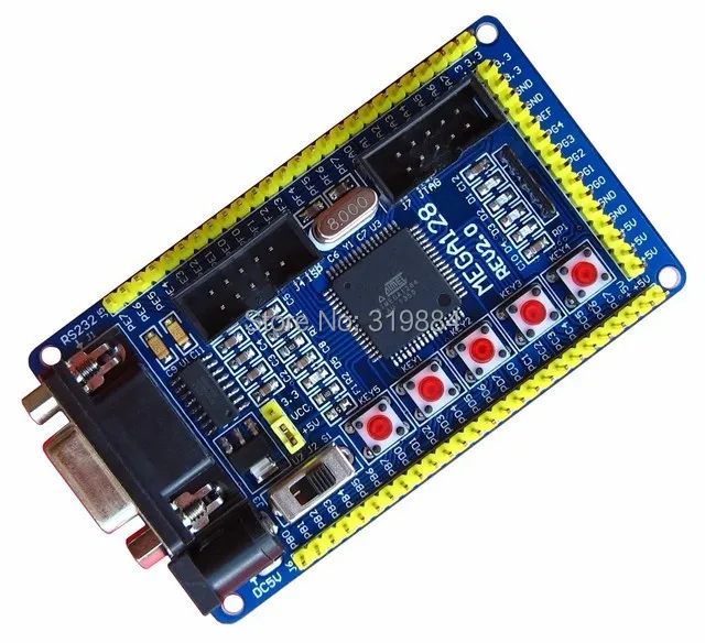 

Free shipping ATMEGA128A development board minimum system board AVR128 core board