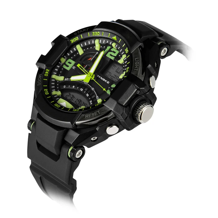 Часы montre мужские многофункциональные военные цифровые часы светодиодный