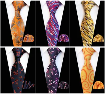 

Fashion Explosion Style High Quality Polyester Silk Men's Tie Handkerchief Towel Set 2020 Simple Personality Fashion Casual Tie