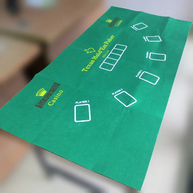 1pc Game Cloth Non Woven Fabrics Size 60cmx120cm Poker Table Mat