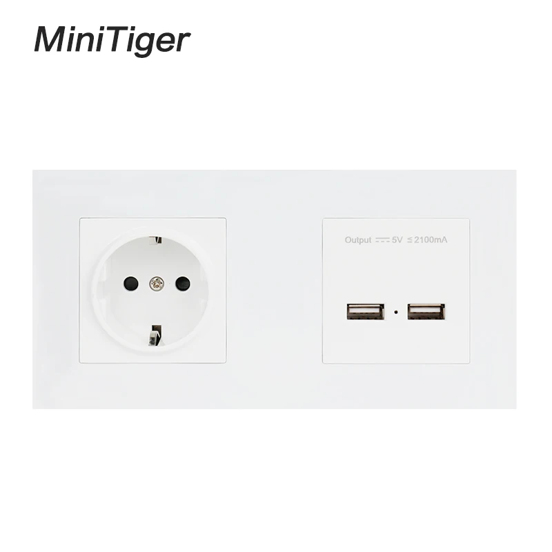 Minitiger настенная панель из поликарбоната стандарт ЕС розетка 16А электрическая