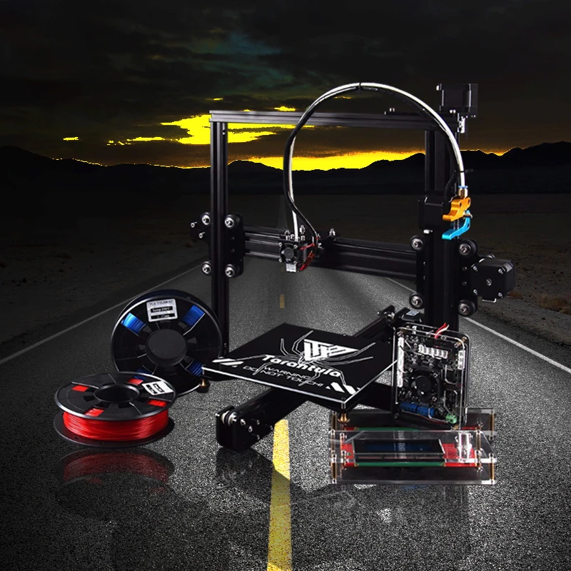 Impresora 3D Printer Tarantula I3 TEVO 3D Printer Diy Kit Single & Dual Extruder 3D Printer Kit 2 Rolls Filament 8GB SD card LCD