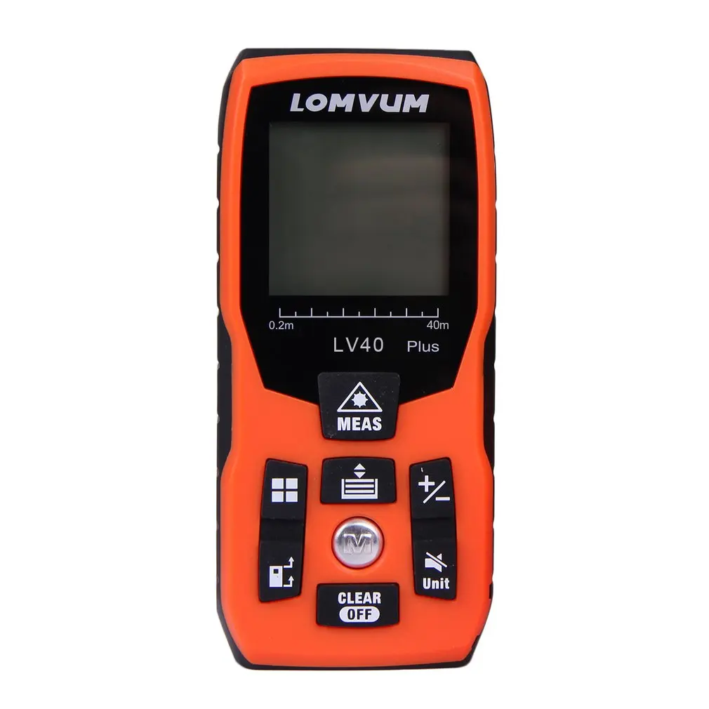 

Lomvum 40m Handheld Laser Distance Meter Rangefinders Diastimeter Area Volume Angle Automatic Calibration Range Finder Hunting