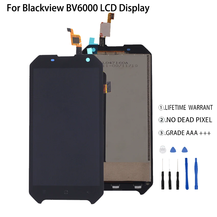 Для BlackView BV6000 Bv6000s ЖК-дисплей Дисплей Сенсорный экран планшета для Blackview BV6000 Экран дисплея ЖК-дисплей телефон Запчасти