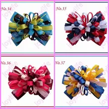 20 штук Мода 4 ''Фейерверк волосы луки бутик девушка волосы луки популярные девушка волосы Луки