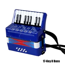 Музыкальная игрушка 17-Key 8 бас мини маленький аккордеон обучающий музыкальный инструмент ритм-секция игрушка для детей