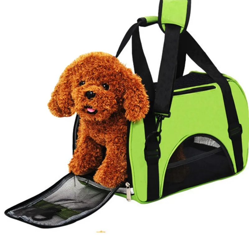 Наружная сумка-переноска, большая переноска для домашних животных, мягкие сумки на плечо для собак из Оксфорда, цветная сумка для собак, Размеры S/M/L, удобная переноска