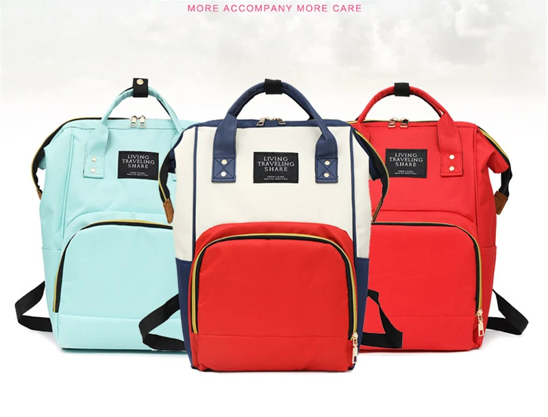 Durable Baby Diaper Bag Fashion Mummy Maternity Nappy Bag For Mom Travel Baby Care Backpack 2019 Multifunction Mother Organizer (1)