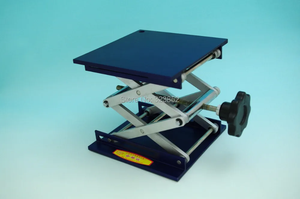 

Lab Jack Aluminum Lab Support Jacks 100x100x180mm Lifting Table Raising Platform 4'' inch