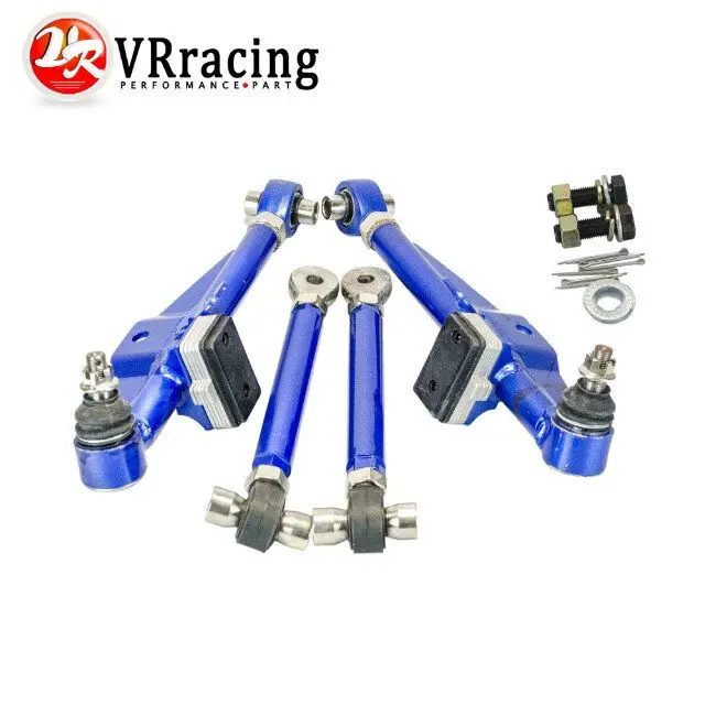 VR RACING FRONT LOWER CONTROL ARM For NISSAN S13 Adj Front Lower Control Arm Blue Color