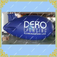 Горячие продать 4 м/13ft длинные синие надувные Zeppelin/дирижабль/Дирижабль для рекламы события/