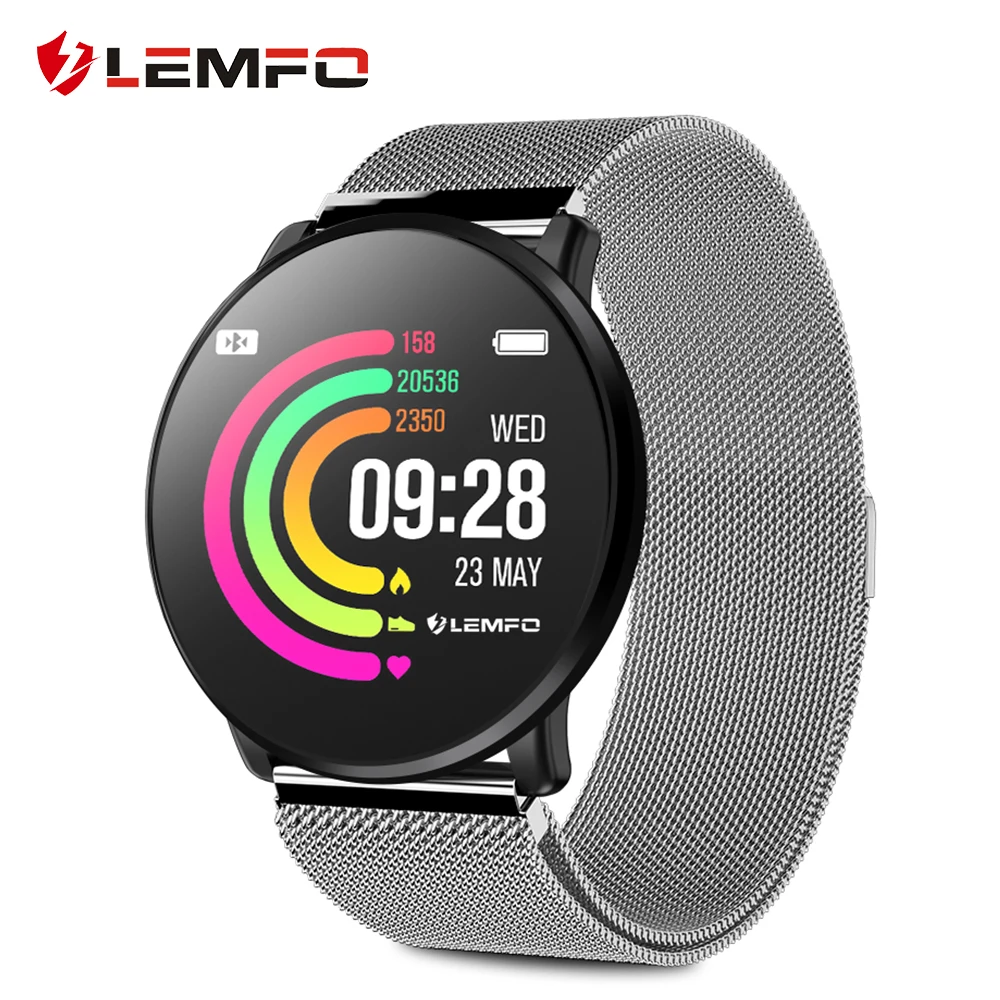 

LEMFO Original LT03 Stainless Steel Smart Watch Smartwatch Support Heart Rate Monitoring DIY Wallpaper Call Reminder Rrejection