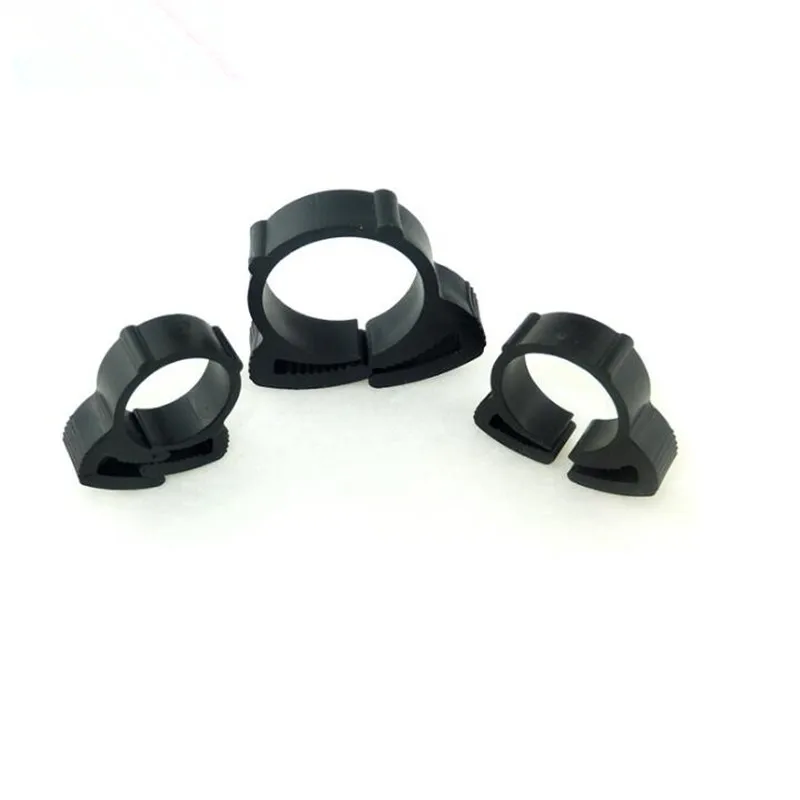 

100pcs Dn16 Safety Ring Ratchet Clamps Prevent Poly Tubing From Slipping Off Barbed Fittings Drip Irrigation Poly Fittings Z104