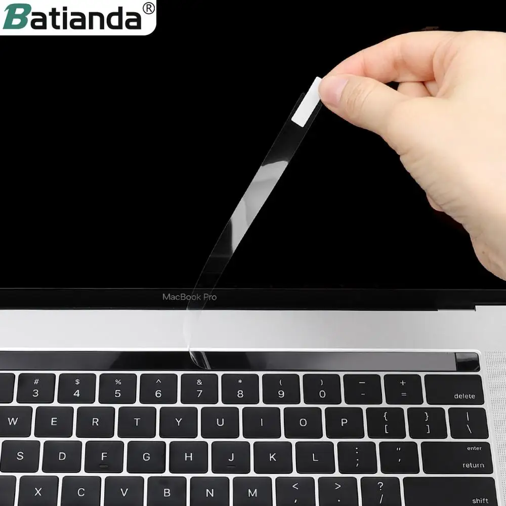 

Touch Bar Protector Skin Film Compatible 2019-2016 Released MacBook Pro 13" 15" with Touch Bar Model A1706 A1707 A1989 A1990