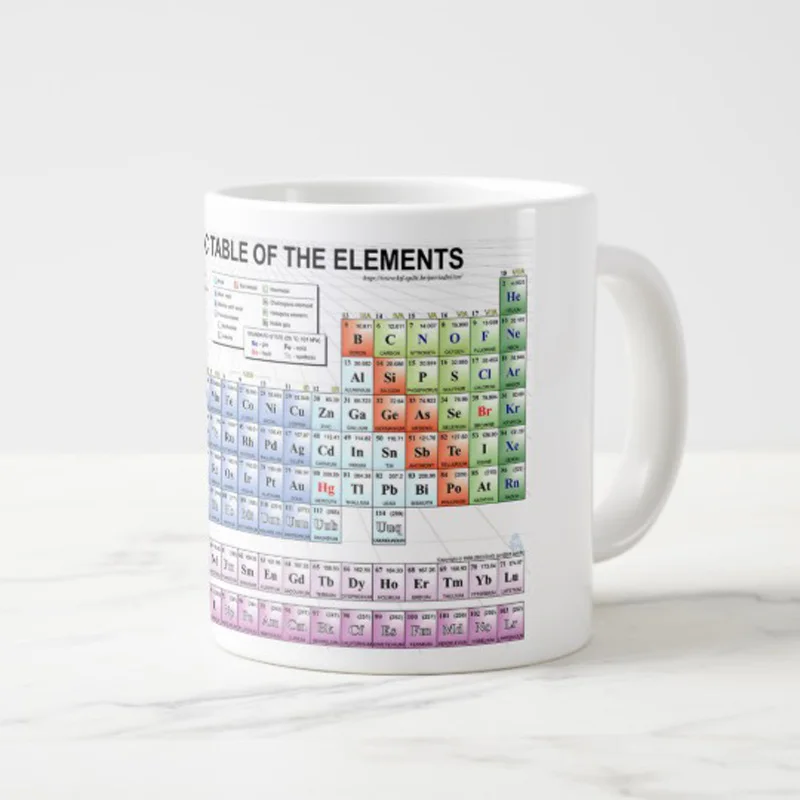 

periodic table jumbo coffee mug Home or Office 11oz , Mothers Day Gifts, Fathers Day Gifts, Christmas Gifts Friends and colle