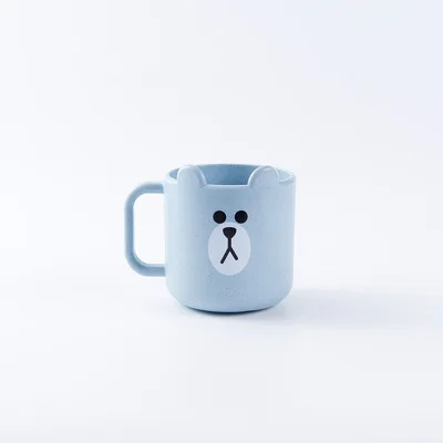 Пшеница Милая панда GargleTeacup кофейная чашка мытье чашки домашнее молоко мыть чистящие средства Gargling чашки и дети мультфильм