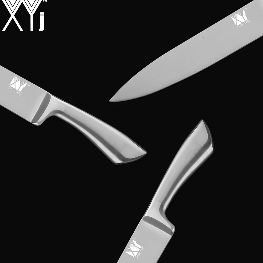 XYj кухонный нож из нержавеющей стали для нарезки хлеба шеф повара сантоку