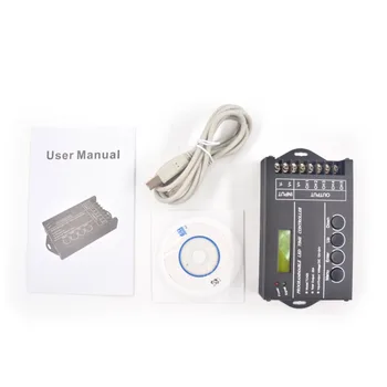

5CH 20A Programmable Time LED RGB/Single color LED Strip Controller 12-24V DC