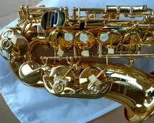  2018 Новый высокое качество Альт-ЯСЬ 82Z саксофон музыкальные инструменты профессиональный электронной плоским саксофон Альт золото с быстрой доставкой 