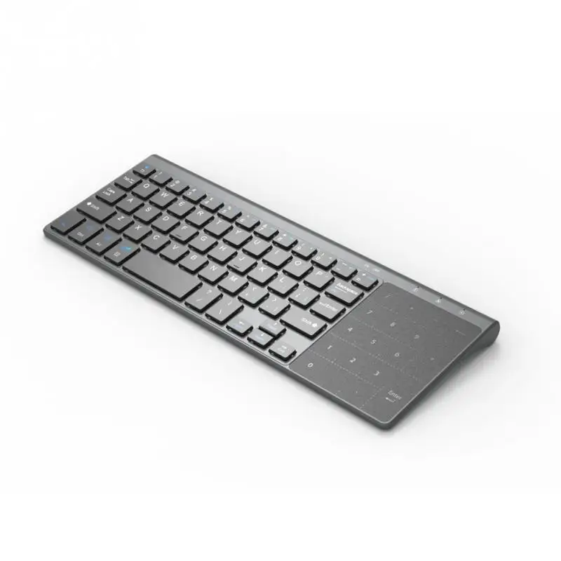 

Mini Ergonomic Wireless Keyboard With Number Touchpad 2.4GHz USB Universal Office Keyboard Mouse Mouse pad free choice