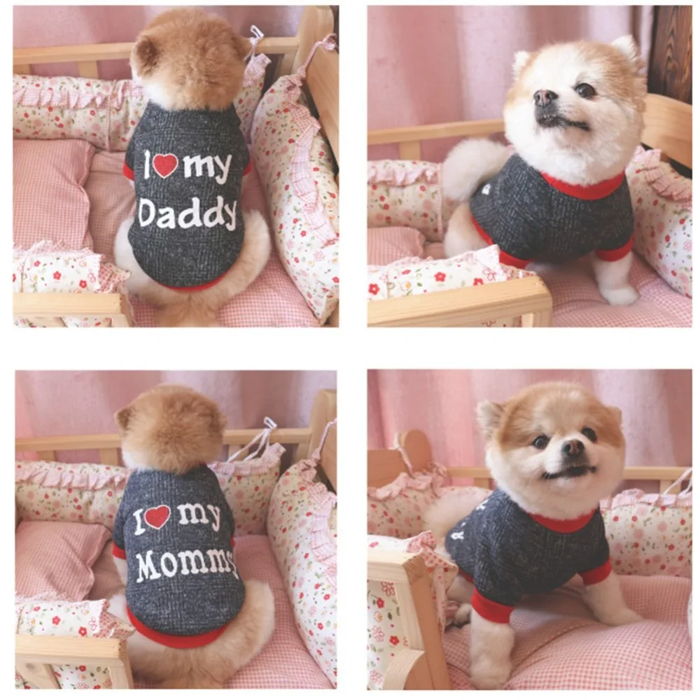 

Warm Dog Clothes For Small Dogs Puppy Cat Clothing Chihuahua Pug Clothes Cute Lovely Pet Costume Coats Vest for Autumn Winter