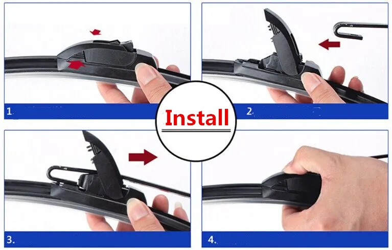 windshield-wiper-blade-u-type-install