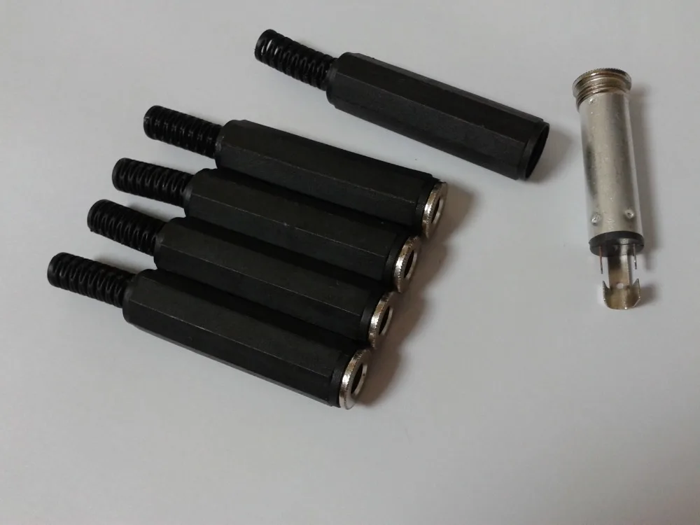 

6.35mm Stereo Female Jack Connector for Microphone Cable Solder