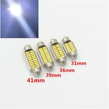 CYAN SOIL BAY 1PC 31mm 36mm 39mm 41mm C5W C10W 4014 SMD Car LED Festoon Light Canbus Error Free Interior Dome Lamp Reading Bulb