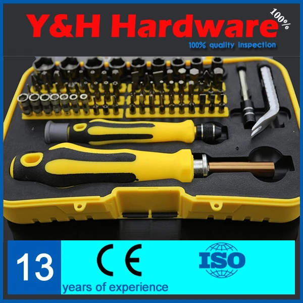 

Sale Screwdriver Set 62 IN1 Repair Tools Kit Precision S2 Alloy Steel ferramentas tool for Cell Phone iPhone 4,4s, 5,5s,6 PSP