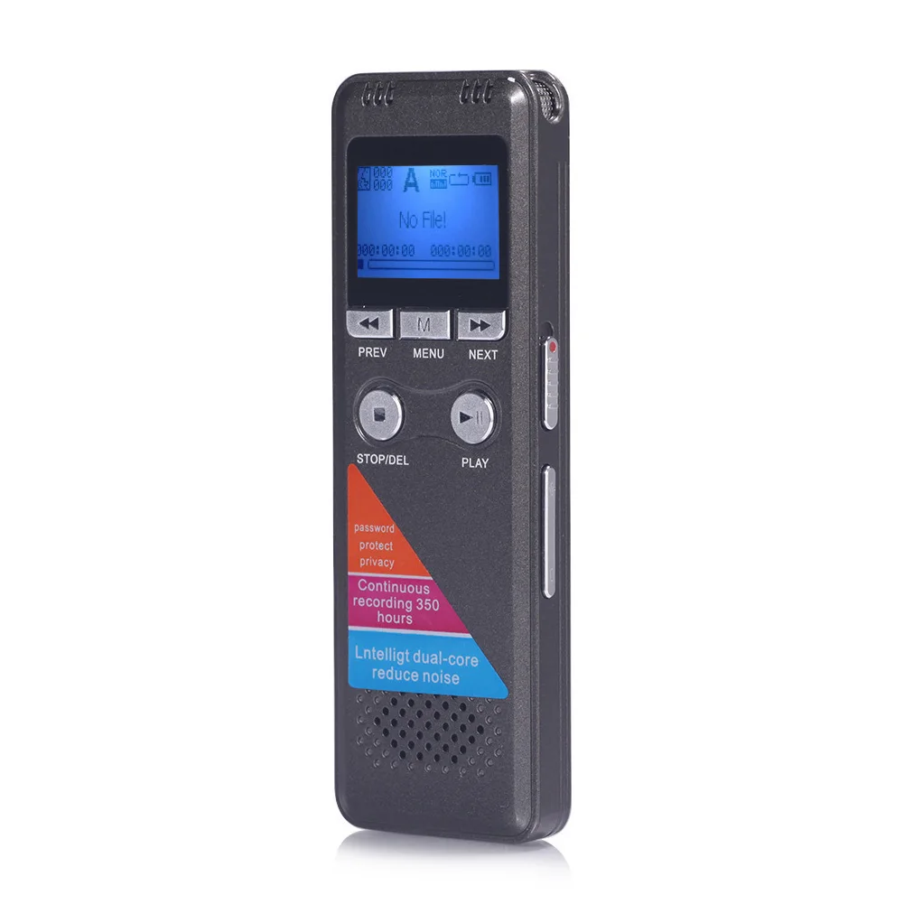 

LCD Display Lectures Long Standby USB Digital Audio Mini Recording Pen Interviews Meetings MP3 Lossless Professional Dictaphone