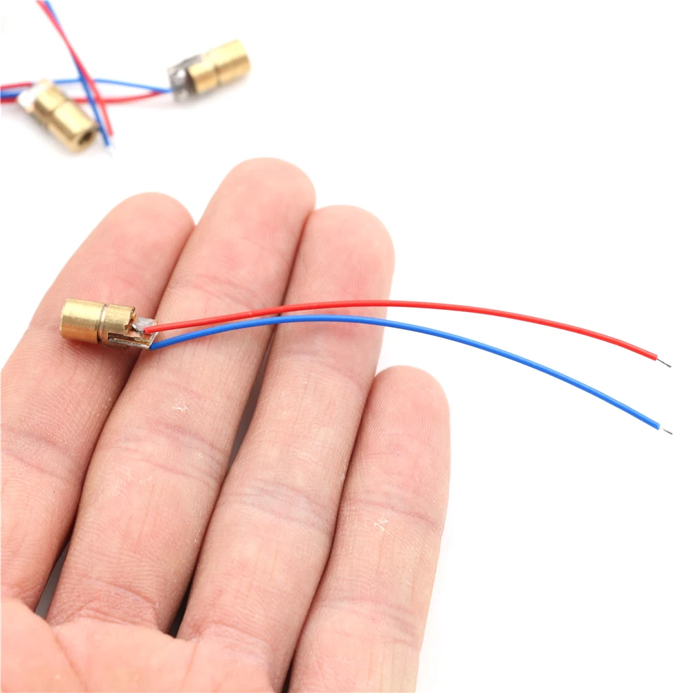 10 шт./лот лазерные диоды 2 5 мВт 650 нм Diodo Mini 650нм в красный лазерный точечный диод