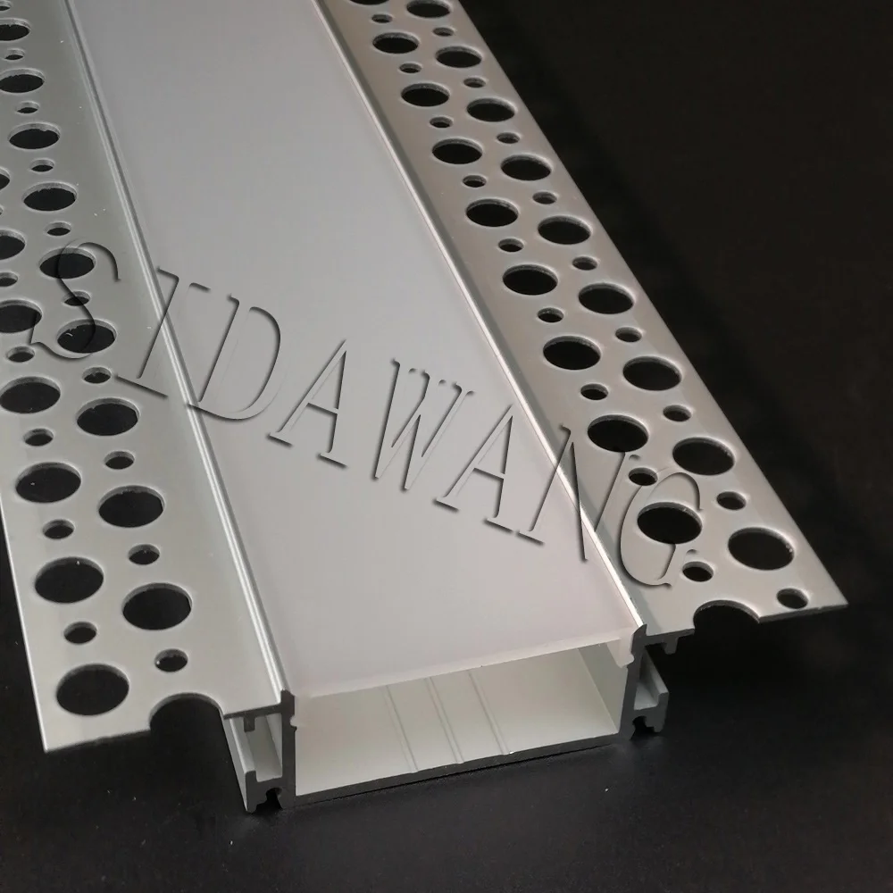 

2meter/piece Plaster Trimless Recessed Aluminum Drywall Led Profile Channel for 35mm Wall and Ceiling strip SDW142