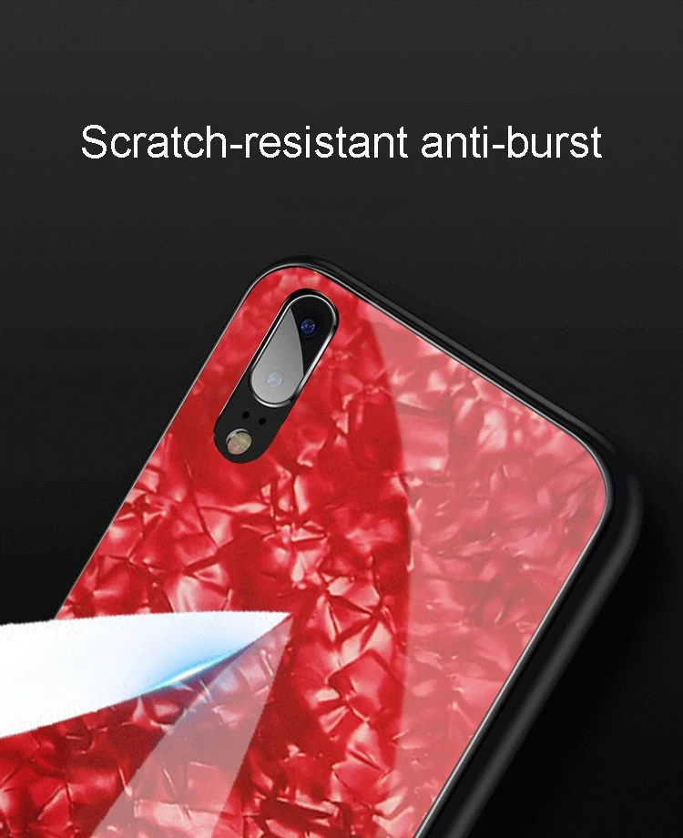 Shell Cases For Huawei P10 Plus Case Luxury Shockproof Tempered Glass Hard Back Cover For Coque Huawei P10plus Case (3)