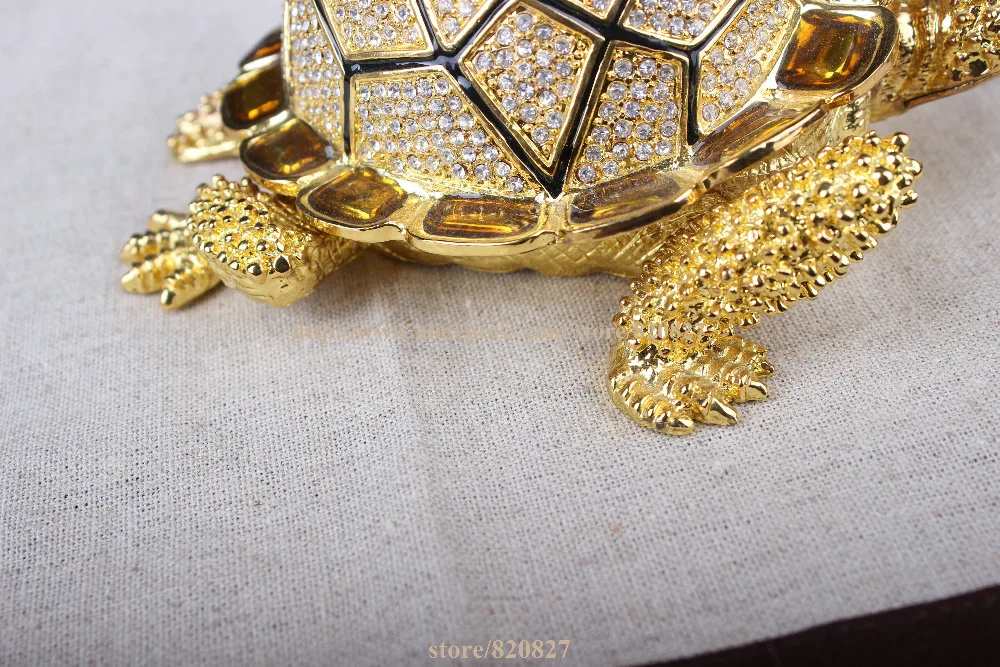 Большой размер faberge искусственная Бриллиантовая коробка драгоценный камень в