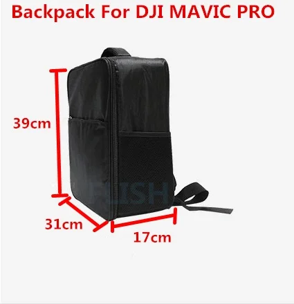 

2016 MAVIC PRO Backpack Aerial Vehicles  Waterproof Sun Protection Bags For DJI Mavic Pro Quadcopter Drone