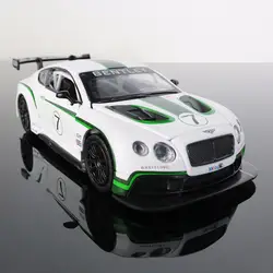 Модель автомобиля 1:32 BENTLEY GT3 сплава литья под давлением Изысканный автомобиль игрушка открытых дверей Потяните автомобилей Детская