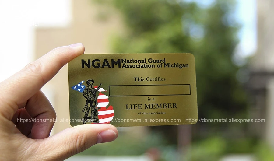 Gold hollow stainless steel business card and black membership card stainless steel metal business card 