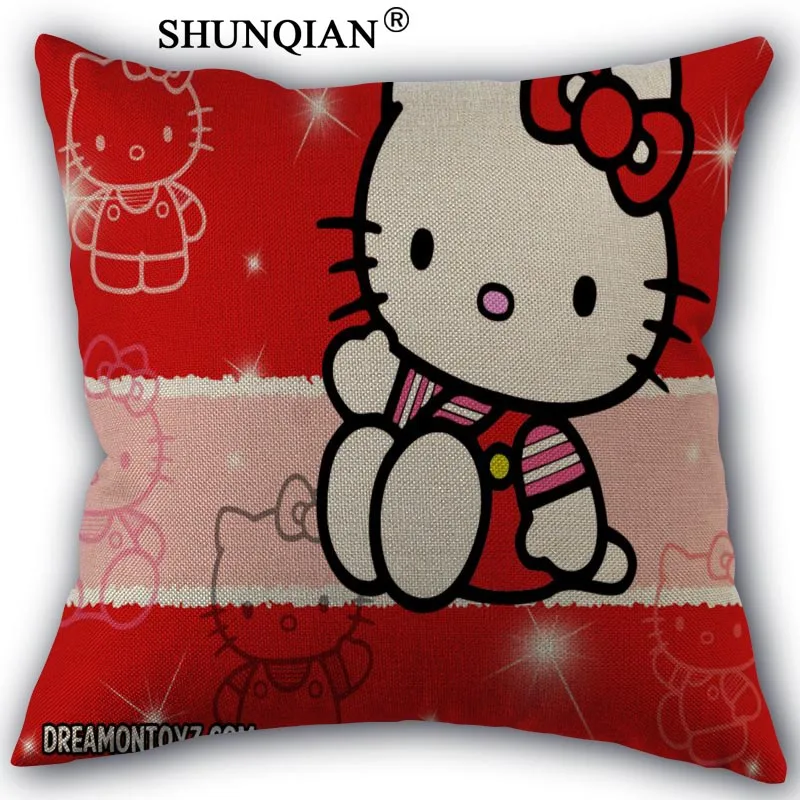 

Custom hello kitty Pillowcase Custom cotton pillowcases decorative beauty Home Furnishing customized pillow