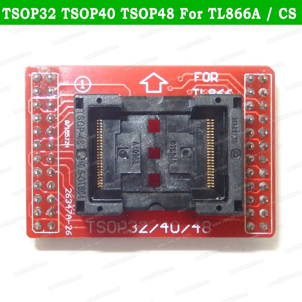 

Original Adapters TSOP32 TSOP40 TSOP48 Adapter Socket Only for MiniPro TL866 TL866A TL866CS TL866ii Plus Universal Programmer